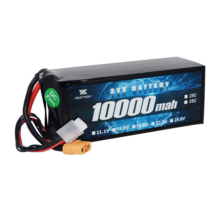 4S1P 14.8V Lipo بیٹری پیک