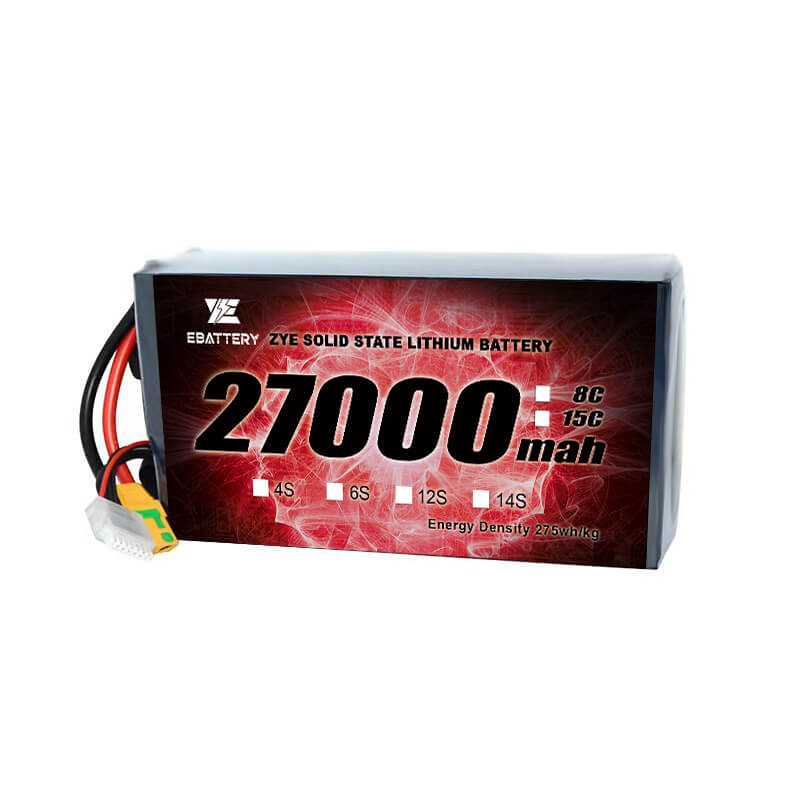 لی ہائی انرجی کثافت HV ٹھوس ریاست 27000mAh بیٹری