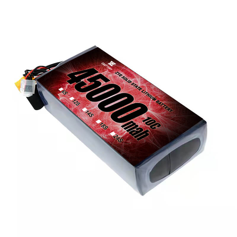 لی HV 45000mah 12S ٹھوس ریاست کی بیٹری